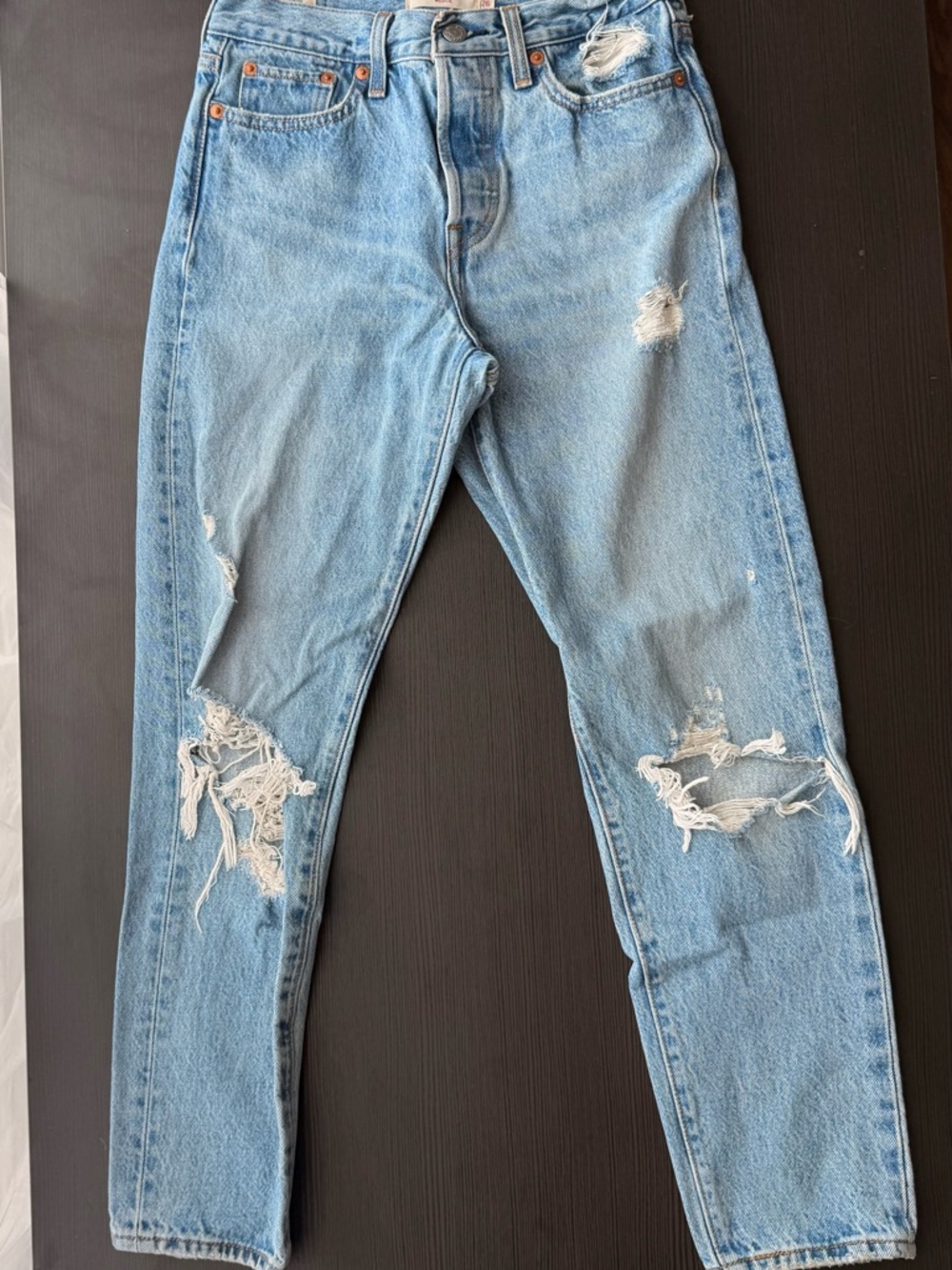 Levi’s Wedgie Light Blue High-Rise Jeans (Size 26)